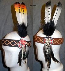 Indianer Kopfband mit Feder