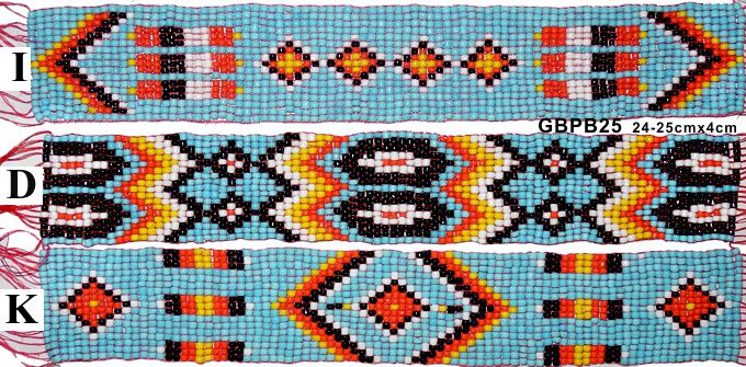 Perlenband für Indianerkleidung Taschen