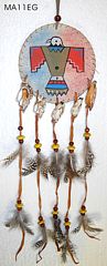 Leder Mandala indianer Adler wind dancer