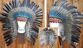 Indianer Federhaube Raubvogel hnlich